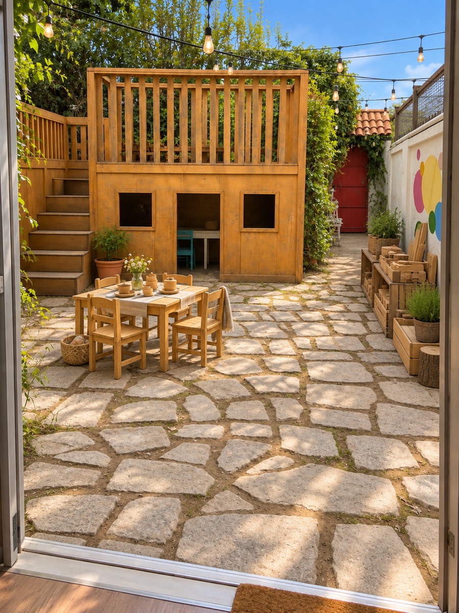 Patio gris de Bianca Stella